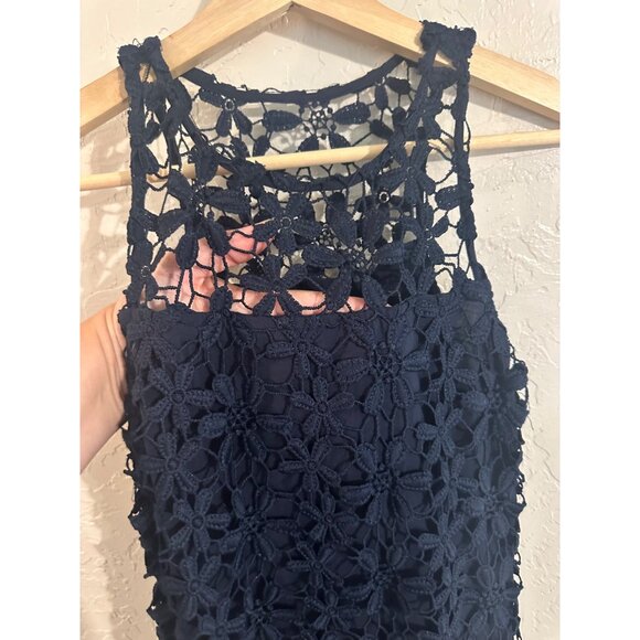 Hollister Blue Floral Cutouts Mini Dress - Picture 5 of 9